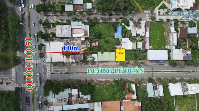 Bán Gấp Mặt tiền đường Lê Duẩn, trung tâm TX. Phú Mỹ. Ngang 10x16m. FULL THỔ CƯ