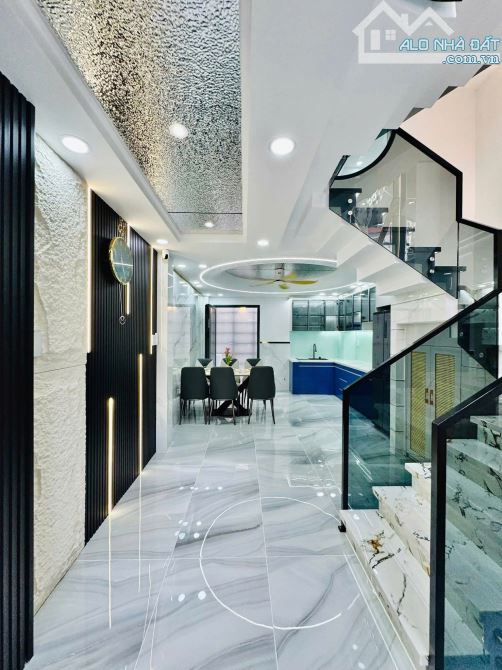 💎  Nhà Mới Xây Hẻm Xe💎Hơi Lê Văn Thọ Phường 11💎4x14m 3 Lầu 4PM 5WC💵7,9 Tỷ - 10