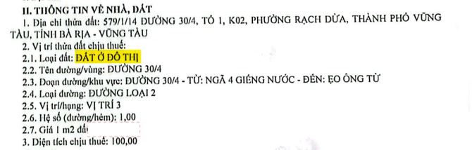 BÁN NHÀ 1T1L  HẼM 579,  ĐƯỜNG 30/04 PHƯỜNG RẠCH DỪA TPVT GIÁ TỐT CHỈ 3,4 TỶ - 5