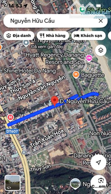ĐẤT BIỂN MT NGUYỄN HỮU CẦU- DT 250m2- Sát NGUYỄN KHẮC VIỆN+ Bãi Tắm Sơn Thuỷ- Chỉ 12.5tỷ - 1