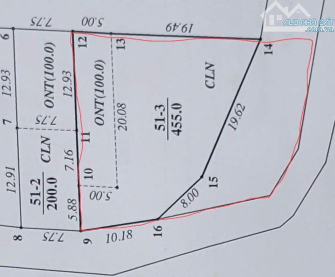 TIỀN ÍT THỊT  NHIỀU CỨ ALO E THỊNH - DT 655 M CÓ 455M ĐẤT TRONG SỔ CÒN 200 M GIÁ CHỈ CÓ - 1
