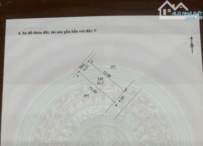 BÁN NHÀ LA KHÊ-HÀ ĐÔNG-NGAY QUANG TRUNG-NGÔ THÌ NHẬM-DÂN XÂY-PHÁP LÝ CHUẨN-THỬA VUÔNG - 1