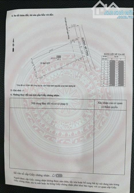 Bán đất 5.9x16.5m, hẻm Hai Bà Trưng p. Đông Hòa gần GO Dĩ An - 1