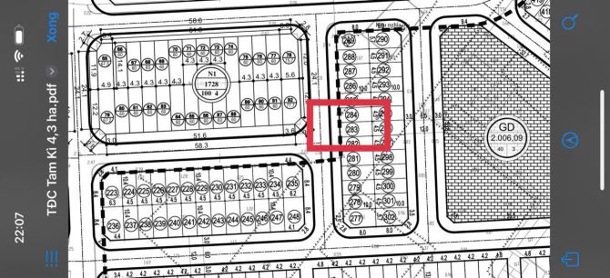 Chuyển nhượng lô đất tại Khu tái định cư Tam Kỳ, Lê Chân, Hải Phòng DT 45m2 (4,5m × 10m), - 1