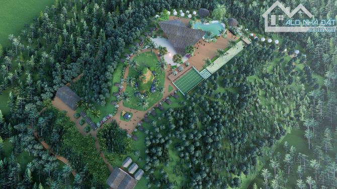 🏞 SANG NHƯỢNG 981.000m² ĐẤT ĐỒI – VIEW SÔNG NƯỚC & ĐÈN THÔN XÓM 📍 Xã La Ngà, Huyện Đ - 1