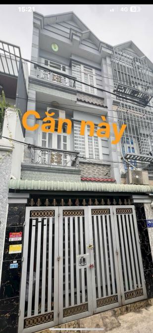 3.5❌10m, NHÀ BÁN 4 TẦNG,3PN, ĐƯỜNG 7M, 1/ TRẦN THỊ CỜ, TA, Q.12, 2.29 TỶ TL - 1