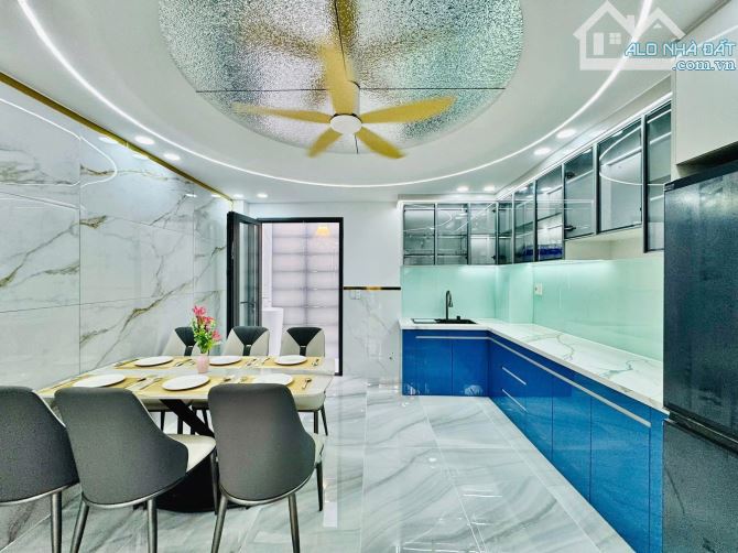 💎  Nhà Mới Xây Hẻm Xe💎Hơi Lê Văn Thọ Phường 11💎4x14m 3 Lầu 4PM 5WC💵7,9 Tỷ - 12