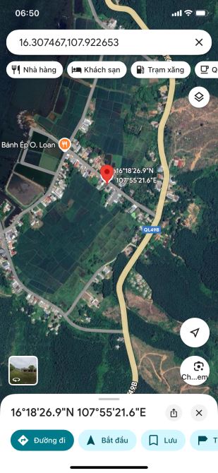 Bán thửa đất mặt tiền đường lớn - Có sẵn 200 m2 đất ở - Gần QL1, gần phá Tam Giang - 2