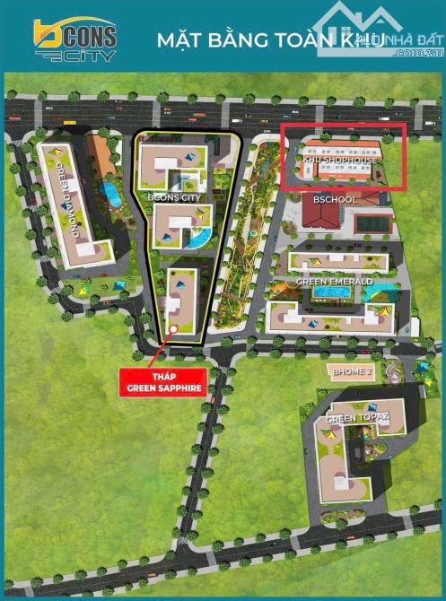 Nhà phố mặt tiền đường Thống Nhất - Bcons City chỉ còn 2 căn cuối cùng, TT 2,6 tỷ sở hữu - 2