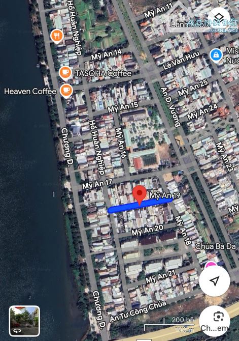 Bán đất tặng nhà 2 tầng mặt tiền đường Mỹ An 19, gần Sông Hàn ngay dự án pháo hoa - 2