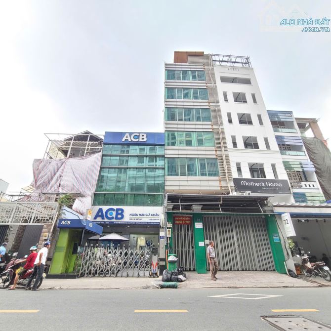 Toà nhà 8 Tầng - Ngay Bến Vân Đồn, Q.4 - DT: 6,5m x 24m - Giá: 44 Tỷ - HĐT: 90tr/Tháng - 2