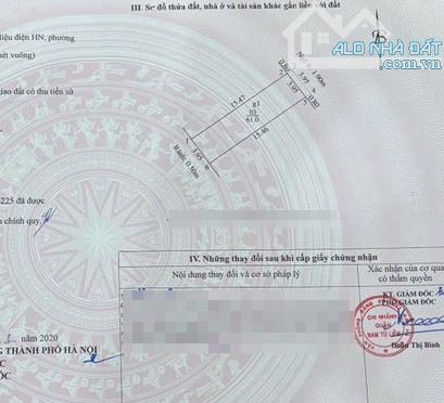 BÁN ĐẤT – TẠI ĐƯỜNG HỒ TÙNG MẬU – CẦU DIỄN -KHU VỰC DÂN TRÍ CAO - Ở VÀ ĐẦU TƯ XÂY CCMN TUY - 2