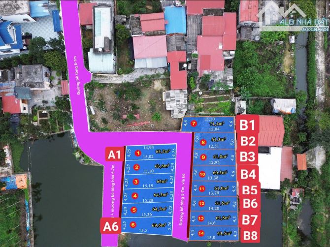 BÁN ĐẤT XUÂN SƠN 1 - AN THẮNG - AN LÃO NGÕ Ô TÔ VÀO TẬN CỬA GIÁ CHỈ 780TR - 3