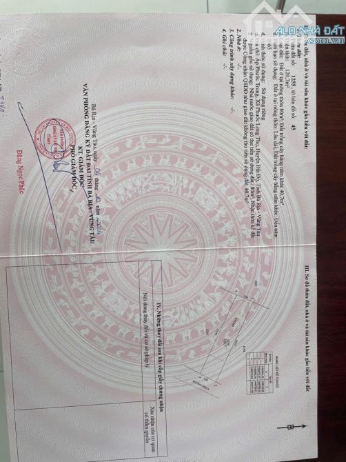 BÁN GẤP LÔ ĐẤT GIÁ RẺ CHỈ 700 TRIỆU – XÃ PHƯỚC LONG THỌ, ĐẤT ĐỎ – SỔ SẴN, CÓ THỔ CƯ - 3