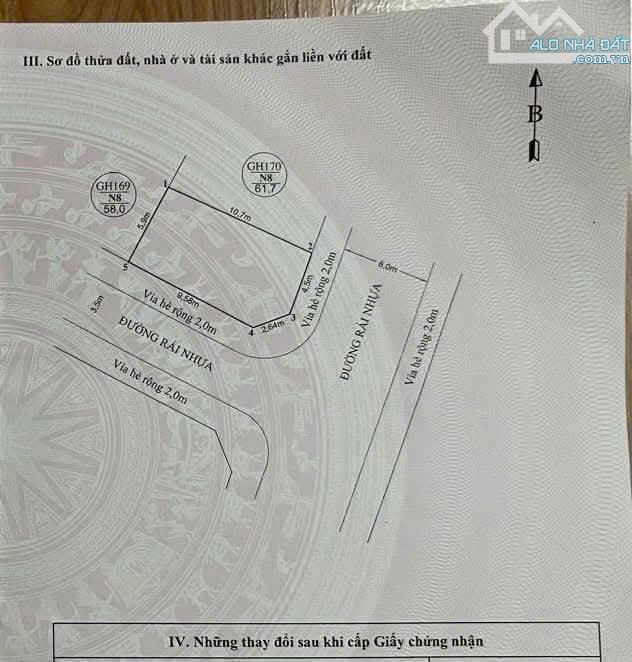 Lô góc 66,8m2 cực đẹp khu phân lô Hồ Đá, giá đầu tư chỉ 56tr/m2 - 4