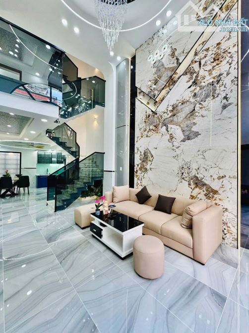 💎  Nhà Mới Xây Hẻm Xe💎Hơi Lê Văn Thọ Phường 11💎4x14m 3 Lầu 4PM 5WC💵7,9 Tỷ - 4