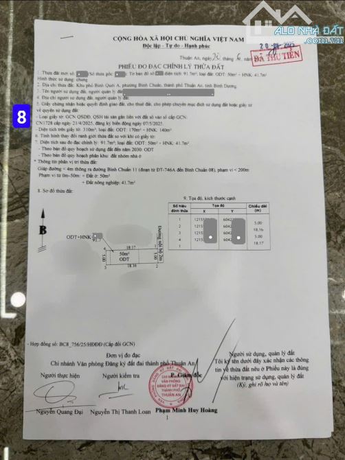 1,99Tỷ/Lô TL🔥Bán 2 Lô đất 91m2 gần chợ Bình Chuẩn 300m, p.Bình Chuẩn, Tp.Thuận An - 4