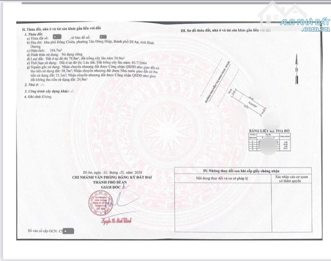 6,8Tỷ TL🔥Bán đất 104,7m2 Mặt Tiền đường Nguyễn Thị Minh Khai, p.Tân Đông Hiệp, Tp.Dĩ An - 4