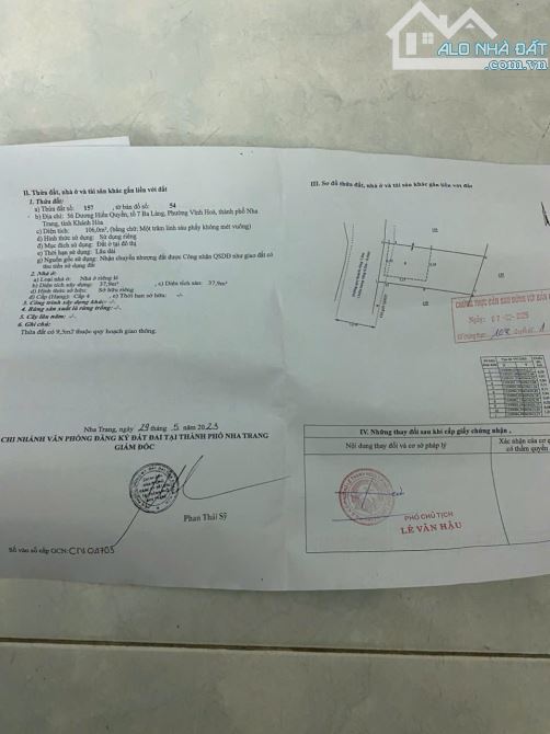 Đất hẻm ô tô đường Điện Biên Phủ, gần chợ Ba Làng. Các bãi Hòn Chồng, Phạm Văn Đồng 1km - 4