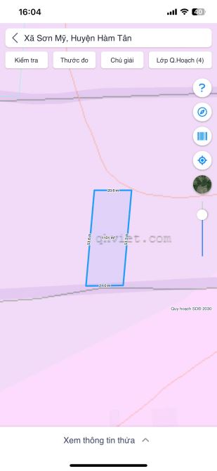 BÁN ĐẤT 1100m² PHỦ HỒNG – GẦN ĐƯỜNG TÂN MINH – SƠN MỸ – CHỈ 1,2 TỶ - 4