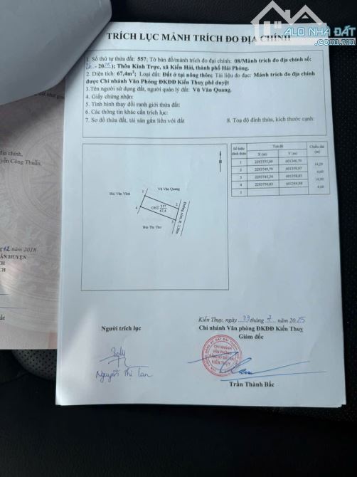 67,4m2 đất Kính Trục, Tân Phong, Kiến Thụy - 5