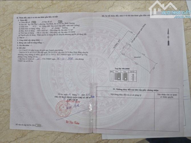 3,55Tỷ TL🔥Bán nhà 1 Lầu 67,5m2 đường ôtô_Gần ngã tư Chiêu Liêu 300m, p.Tân Bình, Tp.Dĩ An - 6