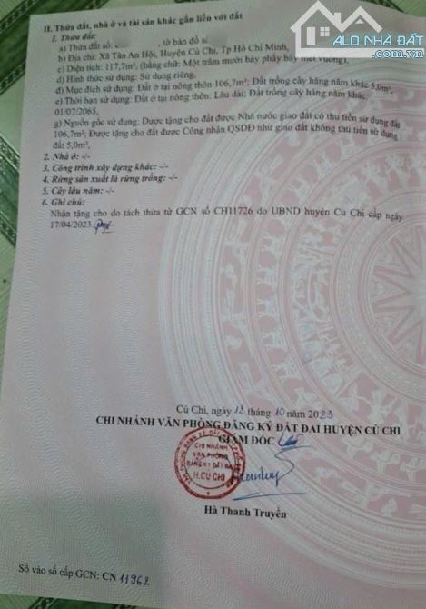Nhà Rộng Củ Chi – Giá Mềm – Cách Đường Chính Chỉ 1 Sẹc! - 6