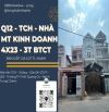 Mặt tiền TCH25 – 3 tầng – Gần ĐH GTVT - ĐH LDXH - TH Trần Quang Cơ - Ngã 4 TC – Q12