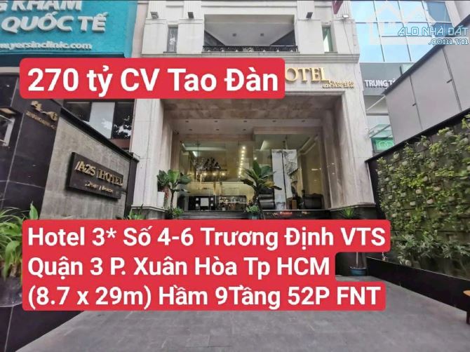 Hotel 3* Số 4-6 Trương Định, P. Võ Thị Sáu, Quận 3 P. Xuân Hòa Tp HCM