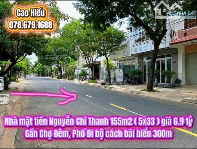 💥Nhà mặt tiền Nguyễn Chí Thanh 155m2 ( 5x33 ) giá 6.9 tỷ. Nhà phố Tuy Hoà