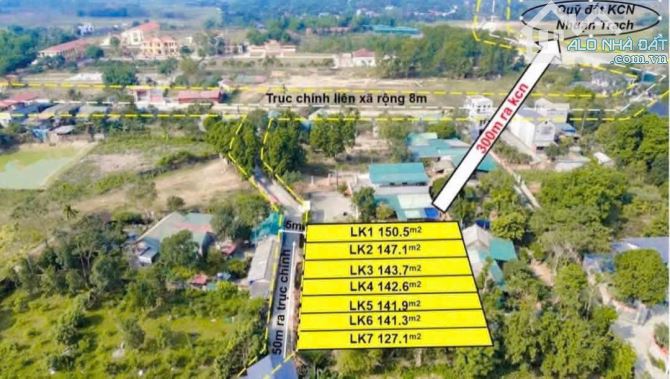 BÁN LÔ ĐẤT 144M DTU HAY NHÀ TRỌ ,KD GẦN KCN NHUẬN TRẠCH 1,X TỶ