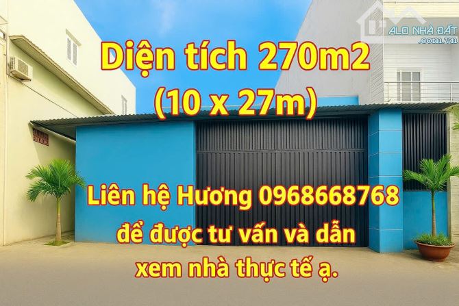 Bán Nhà Mặt Tiền Trung Mỹ Tây Q12- 270M2(10 x 27 )-Cấp 4 - Đường Nhựa 7M- Chỉ 12,8Tỷ.