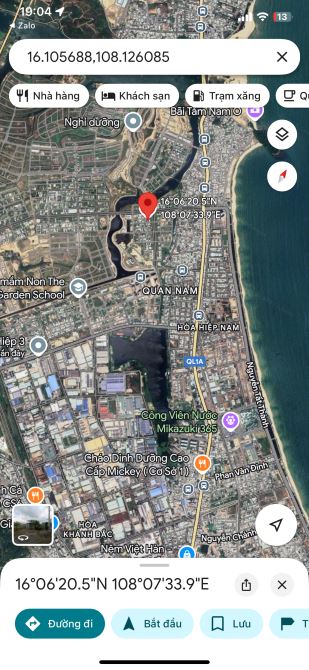 BÁN ĐẤT 100m2 KHU TĐC HÒA HIỆP 3 –  LIÊN CHIỂU hơn 2 tỷ