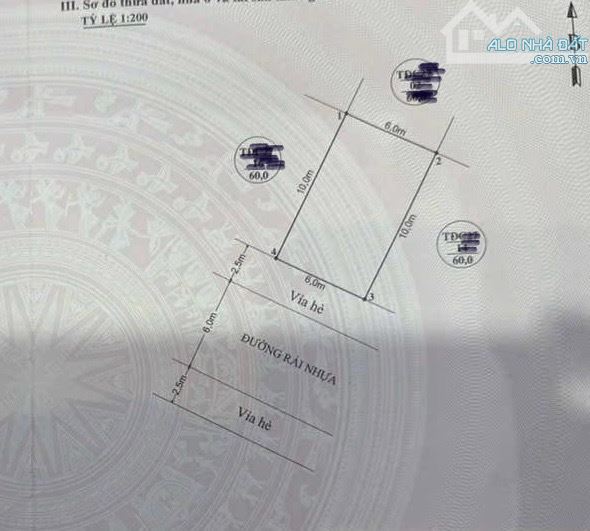 Cần bán nhà 3 tầng TĐC Xi Măng, Sở Dầu, Hồng Bàng – 60m², hướng Tây Nam, 5,2 tỷ