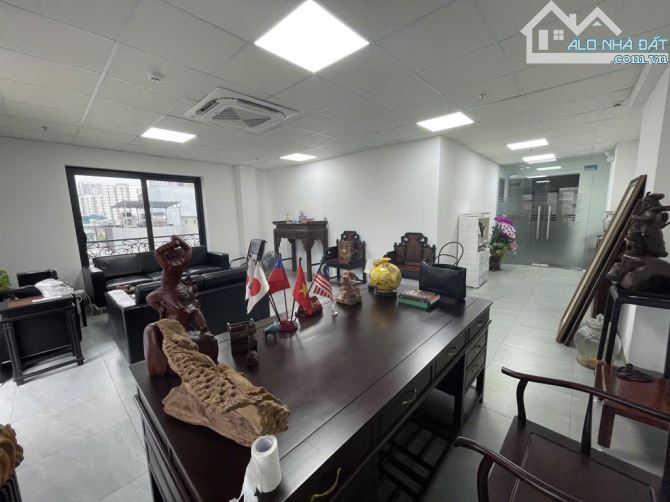 BÁN TÒA NHÀ 8T THANG MÁY CẦU GIẤY, VỈA HÈ, Ô TÔ TRÁNH, MT QUYỀN LỰC, DT 80M2 GIÁ 33 TỶ