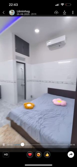 CHDV-3 TẦNG- LẠC LONG QUÂN -PHƯỜNG 8 -TÂN BÌNH -DT: 45M2- 7 TỶ 3 - 1