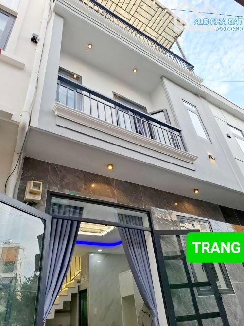 Nhà Gò Vấp ngang khủng 4m6 3 tầng 3 phòng ngủ hẻm 4m giá 3 tỷ 25 ở Quang Trung Phường 8 - 1