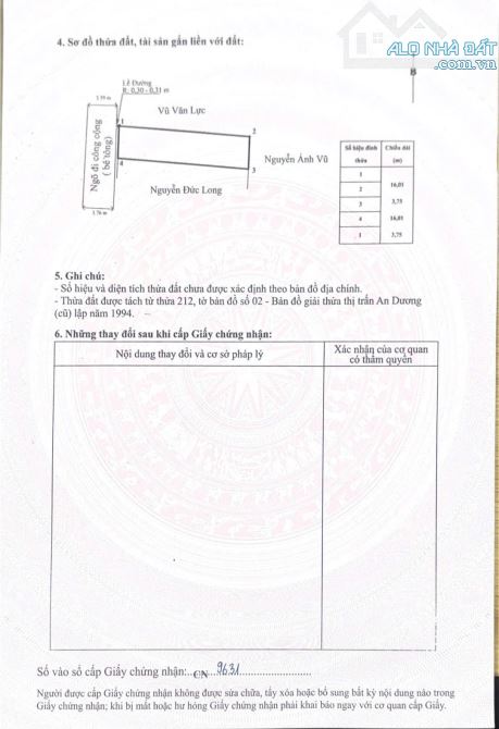MR Đ.ANH- BÁN 2 LÔ ĐẤT ĐẸP – TỔ 8, THỊ TRẤN AN DƯƠNG – HẢI PHÒNG - 1