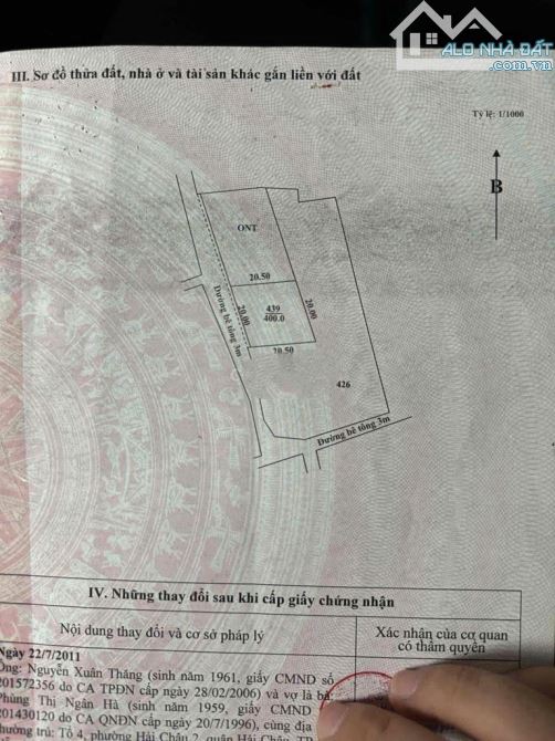 📌📌📌LÀM VIỆC TRỰC TIẾP GIÁ TỐT !!!Bán lô đất làm nhà vườn Hòa Ninh - 1