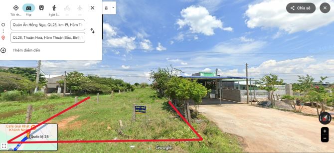 Cho thuê mặt bằng kinh doanh mặt tiền Quốc Lộ 28, diện tích lớn: 1.800m2 - 1