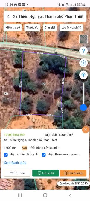 Bán 1000m2 đất xã Thiện Nghiệp mt 28m giá tốt - 1
