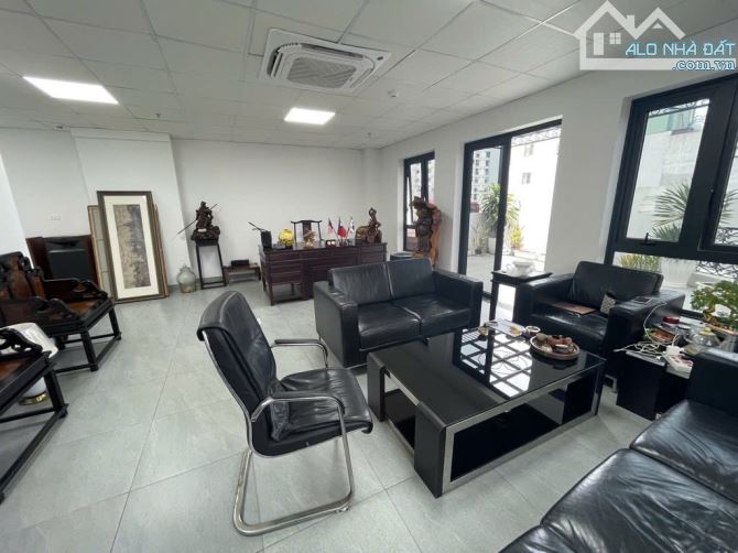 BÁN TÒA NHÀ 8T THANG MÁY CẦU GIẤY, VỈA HÈ, Ô TÔ TRÁNH, MT QUYỀN LỰC, DT 80M2 GIÁ 33 TỶ - 1