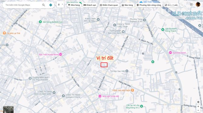 Bán đất 4.4x24m, hẻm Mạch Thị Liễu p. Tân Đông Hiệp gần trường cấp 1,2 - 2