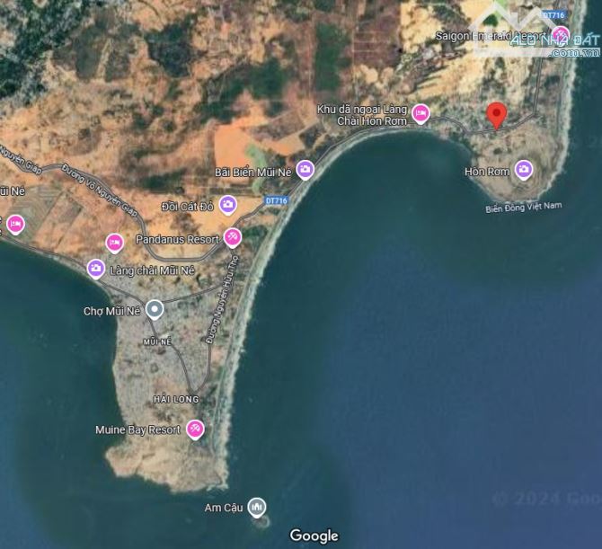 Đại Hạ Giá-Đất mặt tiền 12m Xuân Thuỷ-Mũi Né(Phan Thiết)-Lâm Đồng-DT 220m2TC - 3