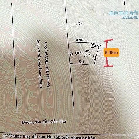 KẸT TIẾN BÁN GẤP NHÀ MẶT TIỀN GẦN ĐẠI HỌC TÂY ĐÔ CÁI RĂNG CẦN THƠ 3TY8 - 3