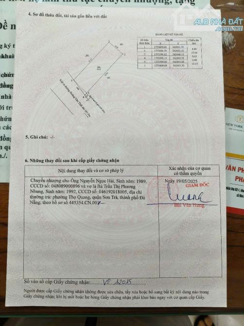 📌📌📌LÀM VIỆC TRỰC TIẾP GIÁ TỐT !!! lô đất kiệt chính 218 HOÀNG VĂN THÁI - 3