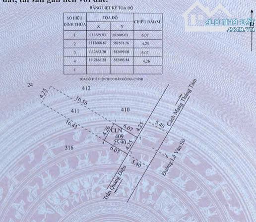 BÁN ĐẤT MẶT TIỀN CẦN THƠ - CÁCH ĐH CÔNG NGHỆ KỸ THUẬT 3KM - 2 tỷ 650 - 4