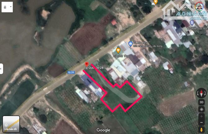 Cho thuê mặt bằng kinh doanh mặt tiền Quốc Lộ 28, diện tích lớn: 1.800m2 - 4