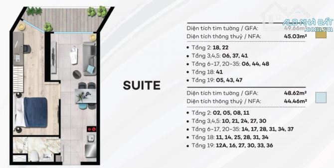 CHUYỂN NHƯỢNG CĂN HỘ 5 SAO THE SÓNG VŨNG TÀU 2 PHÒNG NGỦ TẦNG CAO FULL NỘI THẤT GIÁ 2.2 TỈ - 6