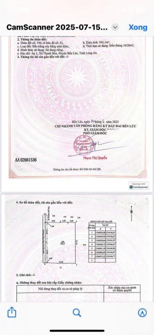 Đất Thổ + Vườn Bến Lức Long An đường ô tô mặt kênh thoáng mát 2 mặt tiền - 6